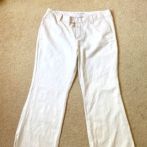 Banana republic Ryan fit linen blend summer pants size 12 [B0118)